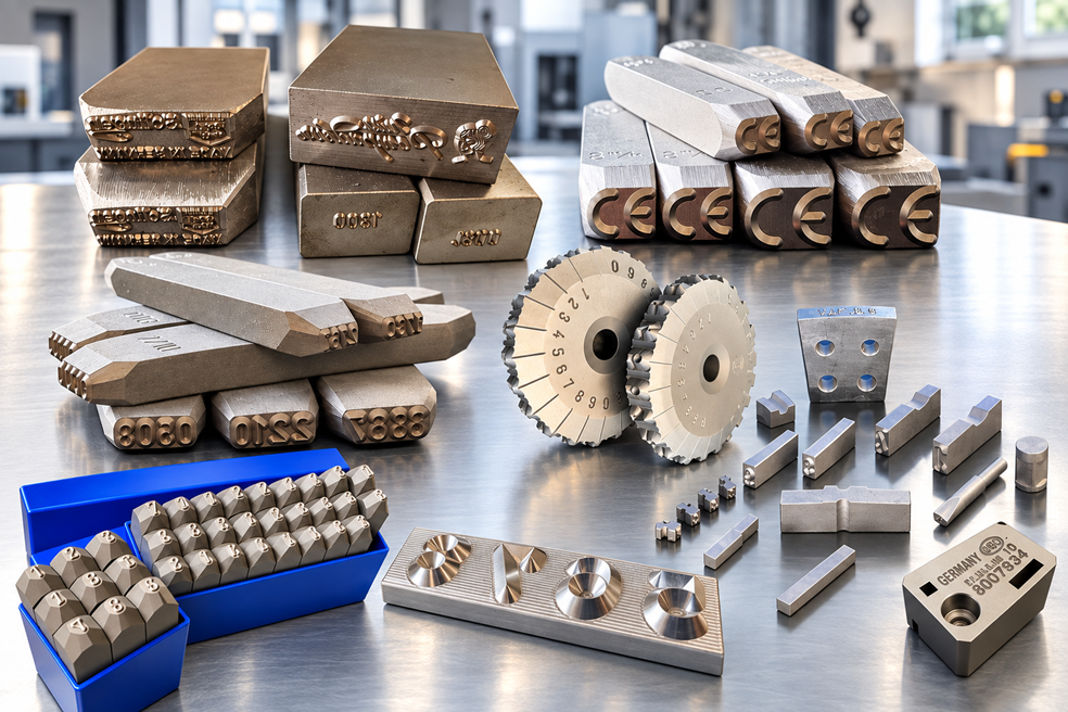 Individuelle Stahlstempel, Handschlagstempel und Schweißerstempel von Menge Graviertechnik